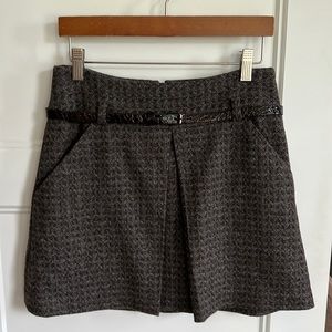 The Limited front pleated skirt